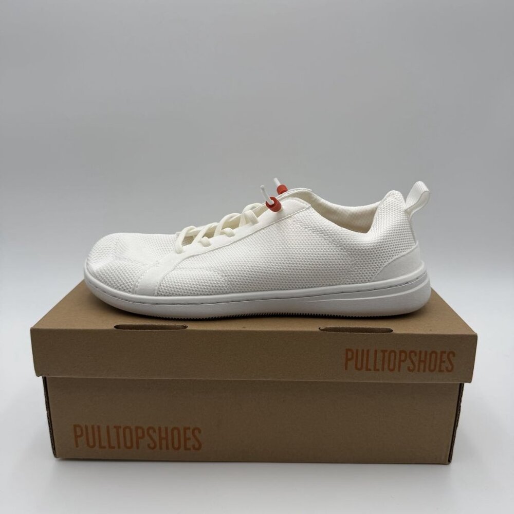 Pulltop Shoes Felix Knit Sneaker – White – EU Size 38